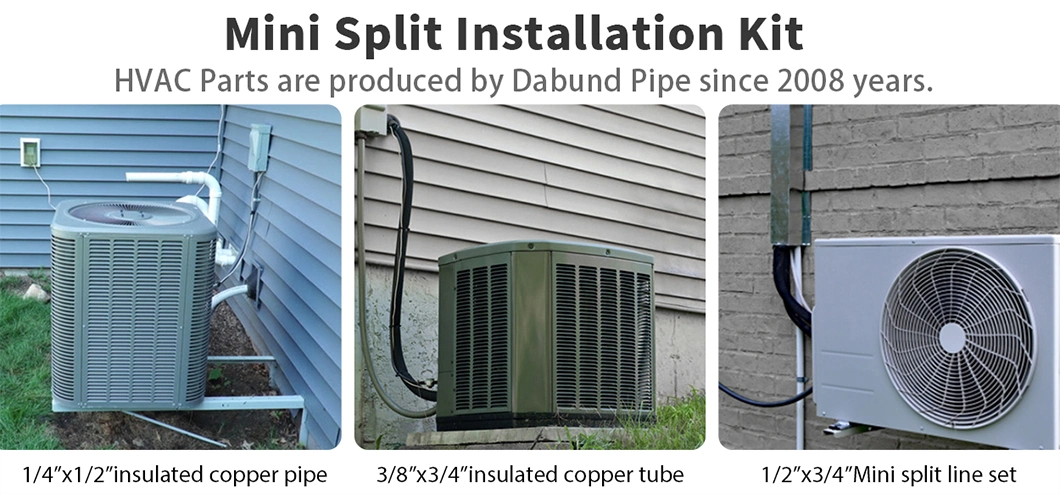 Pre-Insulated Copper Piping Air Conditioner Copper Coil Piping